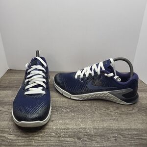 Nike Metcon 4 Womens Size 9 Blue Outdoor Running Walking Shoes Sneakers